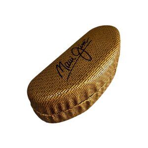 Maui Jim Woven Faux Bamboo Sunglasses Clamshell Hard Glasses Case Only Pre-Owned